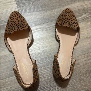 Isaac Mizrahi Brown Leopard Flats